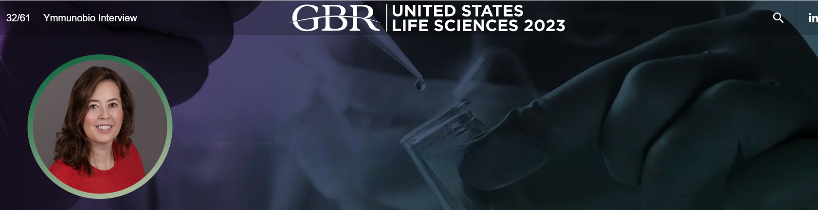 Dr. Katrin Rupalla, CEO of Ymmunobio, featured in Global Business Reports Life Sciences 2023 interview